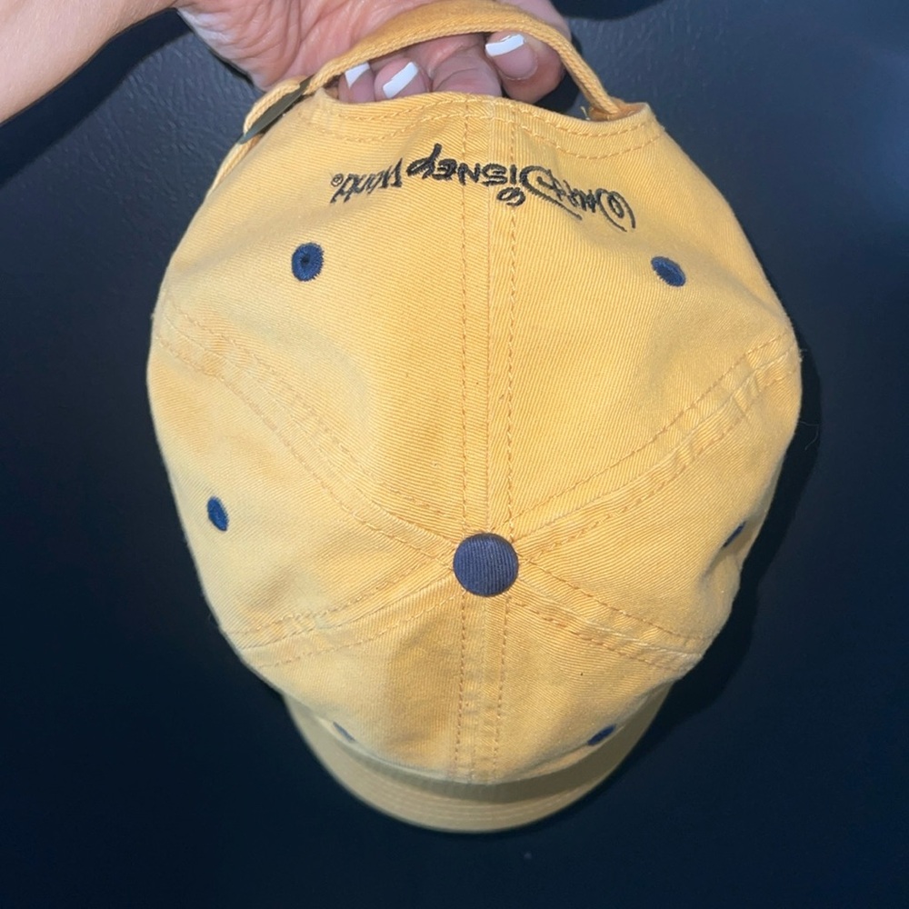 WALT DISNEY WORLD VACATION MICKEY MOUSE BASEBALL STRAPBACK ADULT YELLOW CAP - Picture 13 of 14